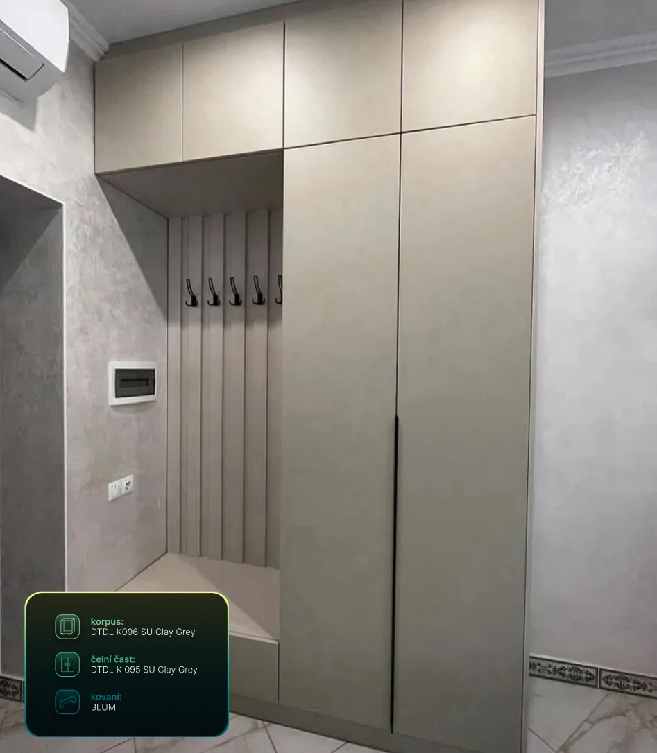 Skříně na míru — realizace 8, Art House Nábytek, Ústí nad Orlicí